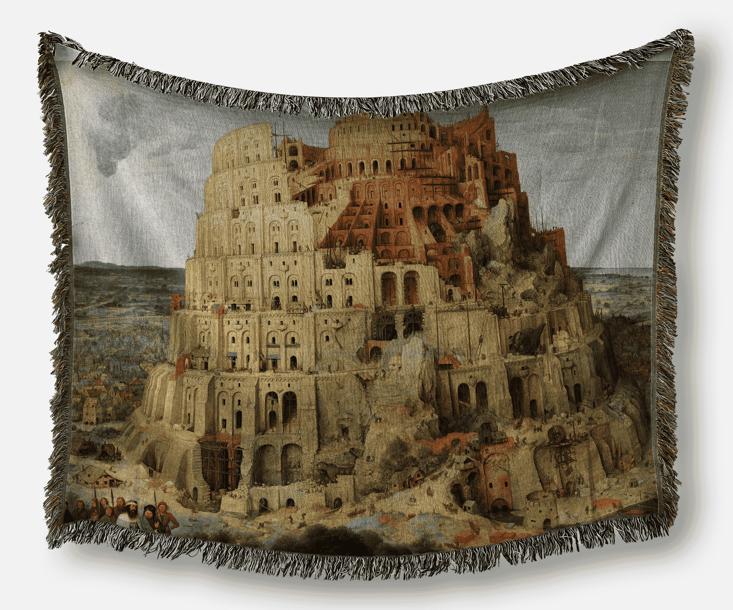 Tower of Babel by Pieter Bruegel Printed on Heirloom Tapestry