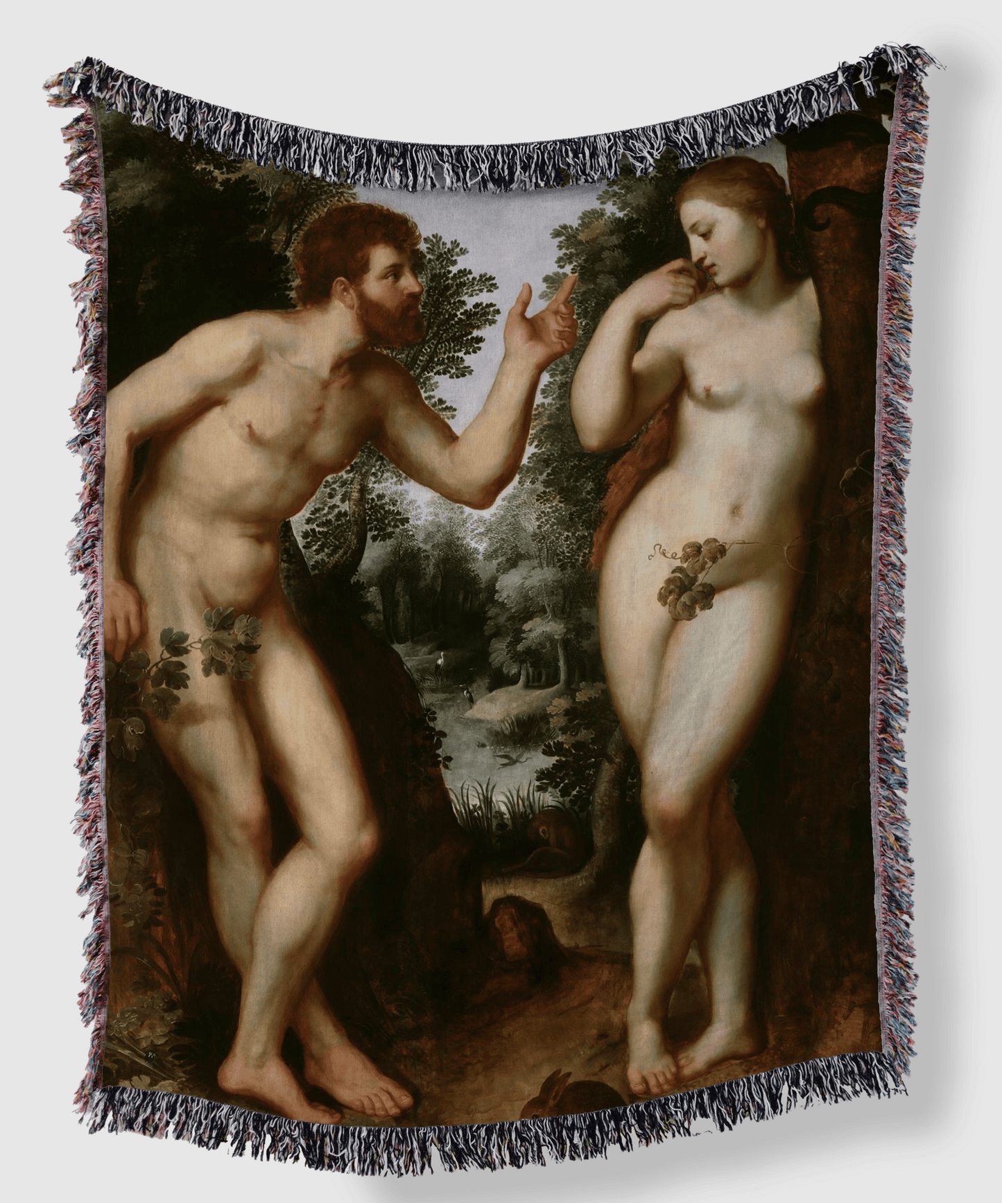 Adam & Eve by Adam Rubens on Heirloom Tapestry