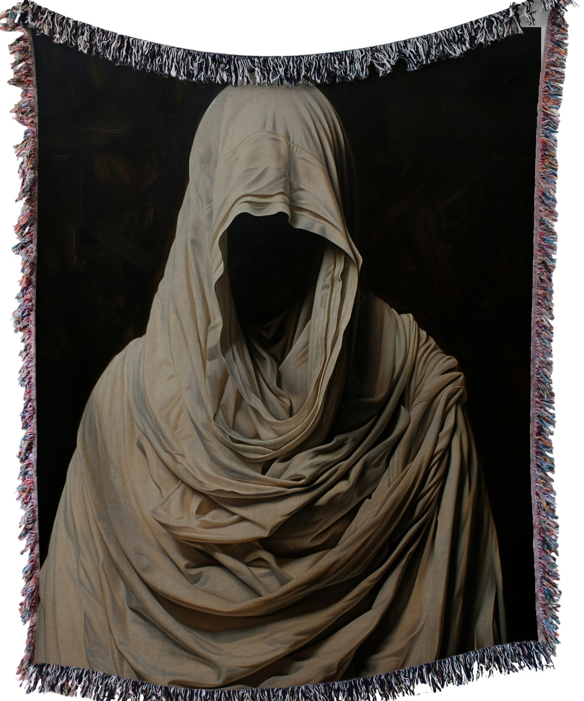 Faceless Ghost Heirloom Tapestry | Spooky Halloween Haunted Room Decor