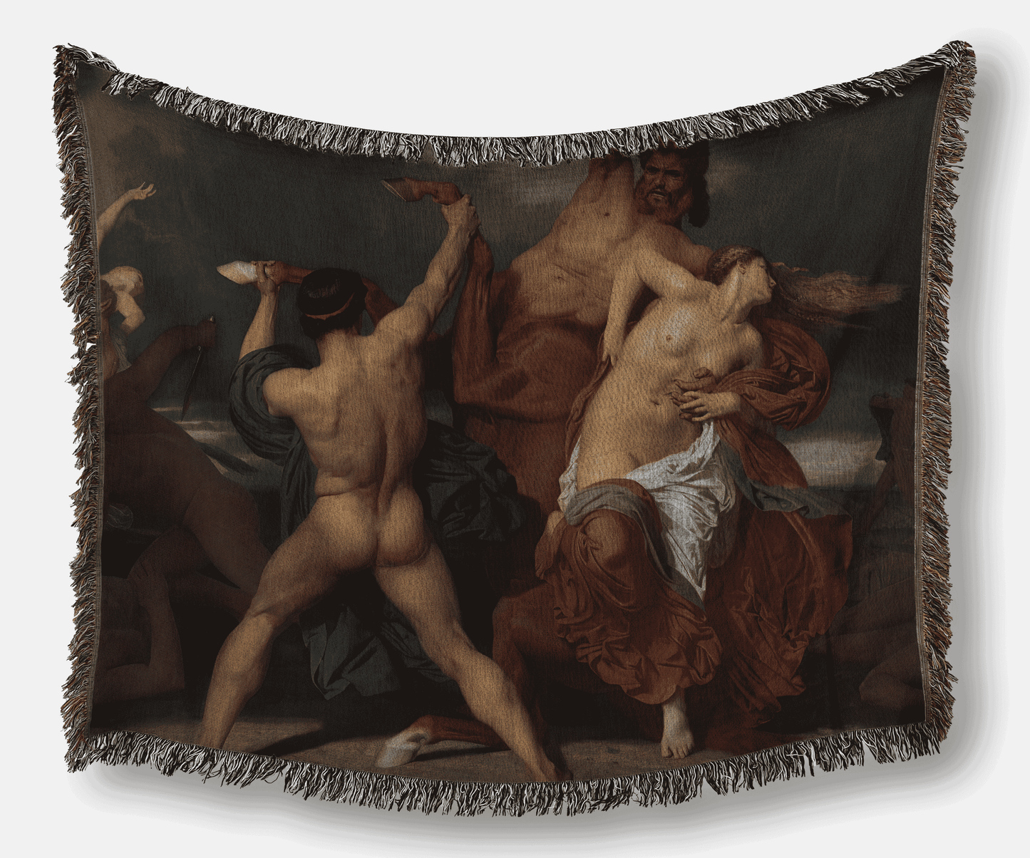 Battle of the Centaurs and the Lapiths by William Adolphe Bouguere on Heirloom Tapestry