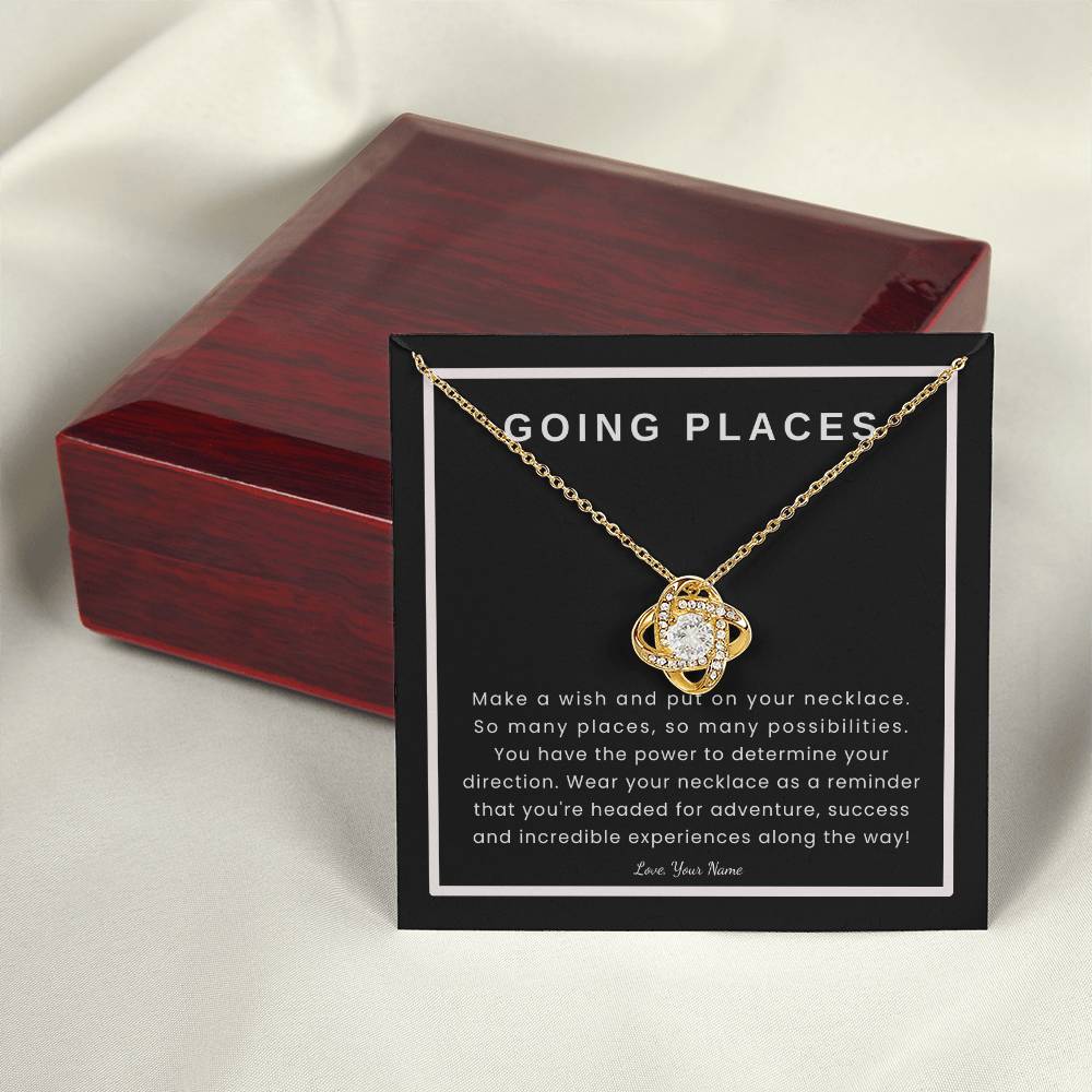 Personalized Graduation Gift | Going Places on Black Card