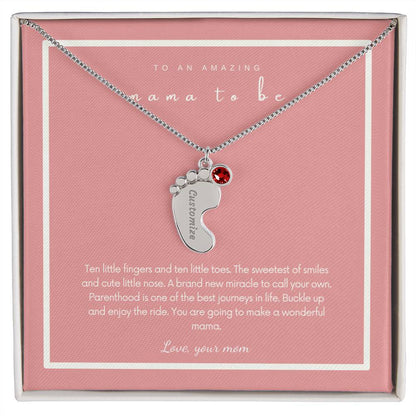 To An Amazing Mama To be | Custom Necklace Gift