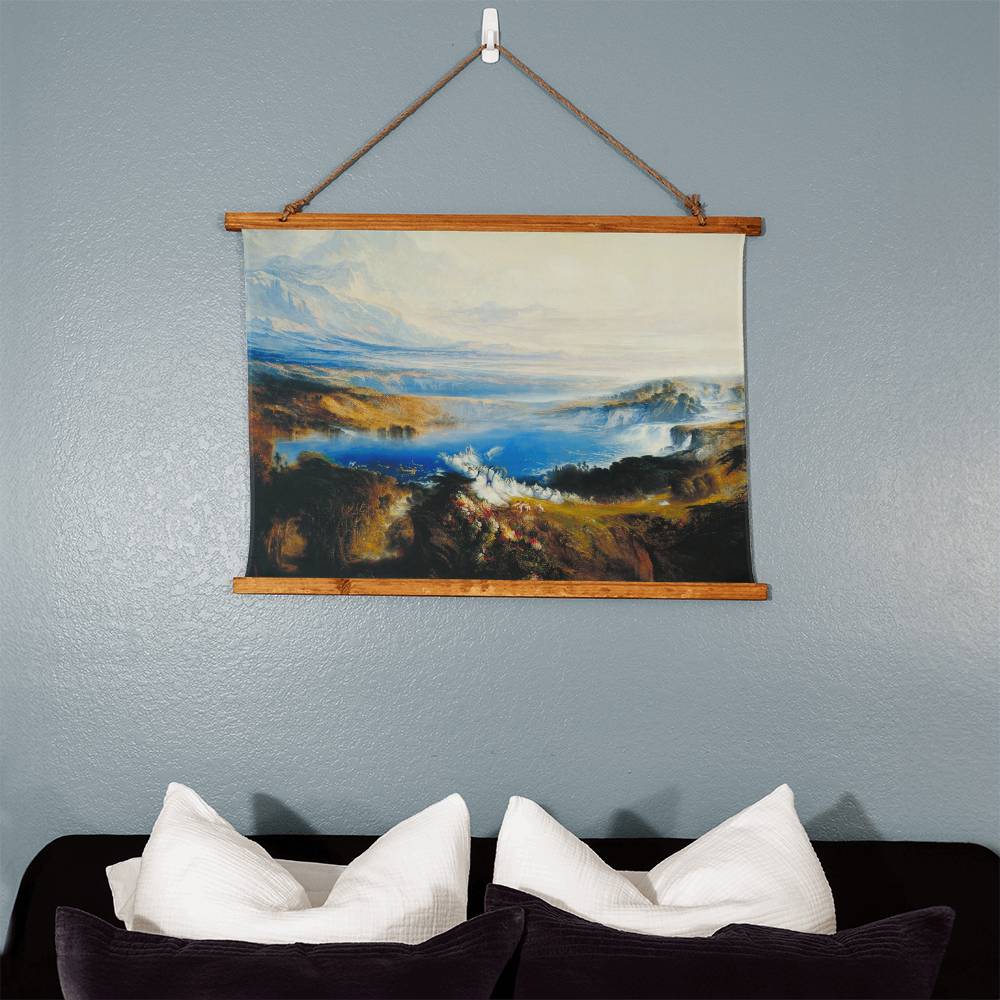 The Plains of Heaven by John Martin on Wooden Framed Tapestry