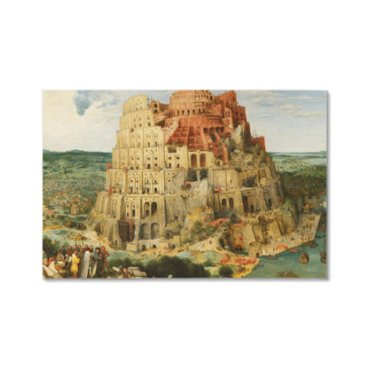 Tower of Babel by Pieter Bruegel Printed on Wrapped Canvas