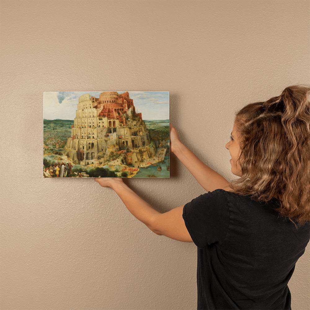 Tower of Babel by Pieter Bruegel Printed on Wrapped Canvas