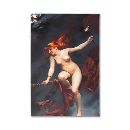 The Witches Sabbath by Luis Ricardo Falero Printed on Wrapped Canvas