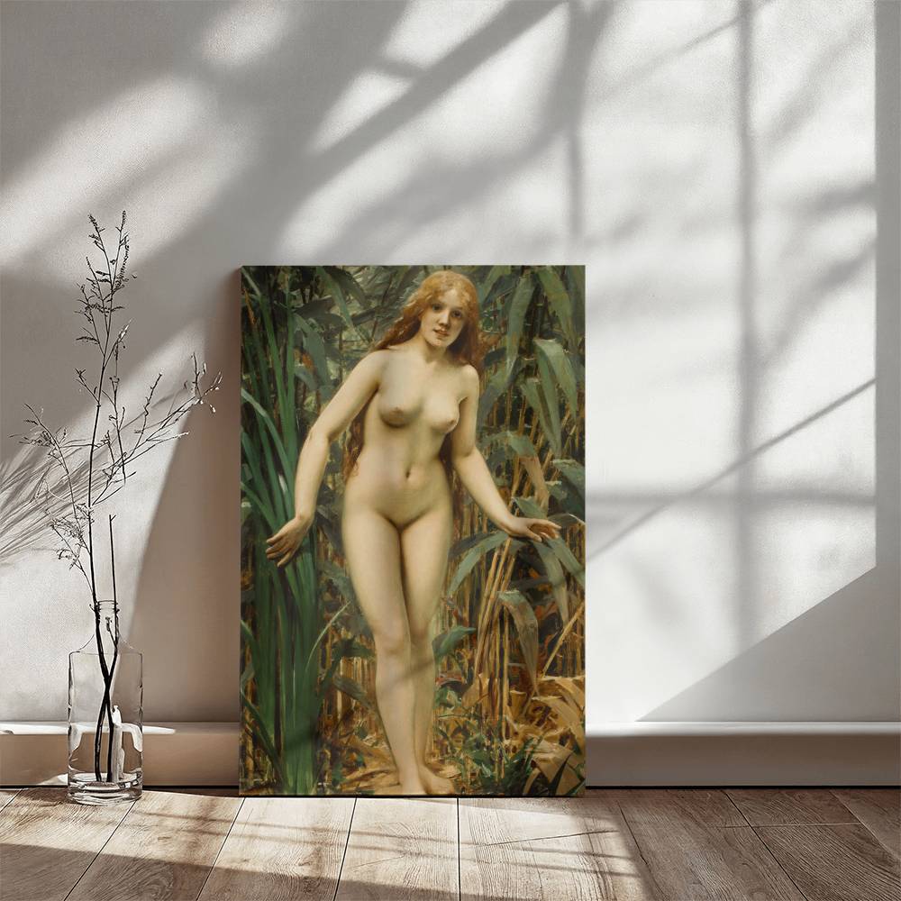 The Young Bather by Victor Tortez Printed on Wrapped Canvas