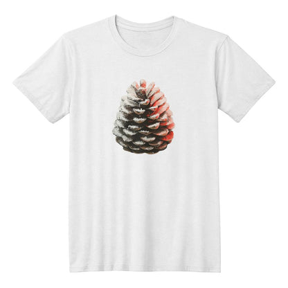 Cute Christmas Shirt 2024 - Pine Cone Dusted with Snow