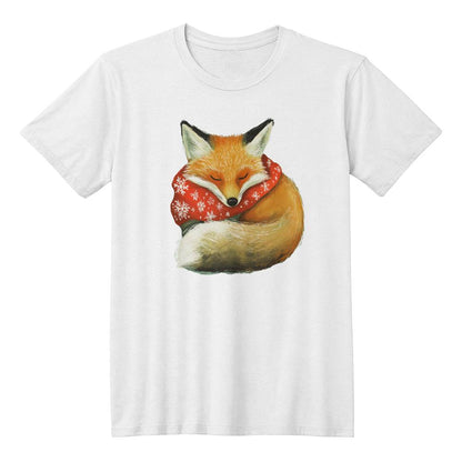 Cute Animal Christmas Shirt 2024 - An Adorable Sleeping Fox