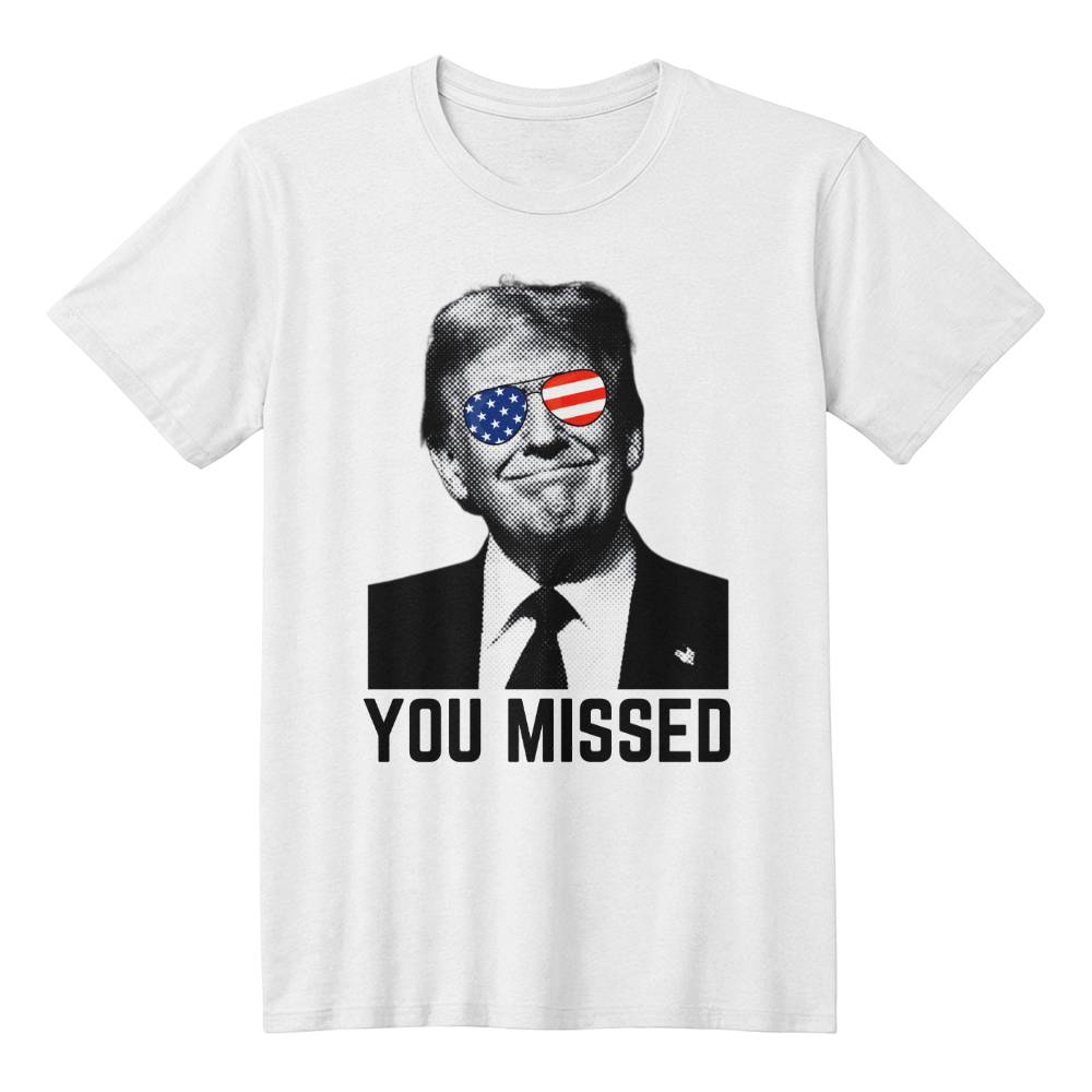 Trump Shooting Black Shirt You Missed | Support President Trump 2024