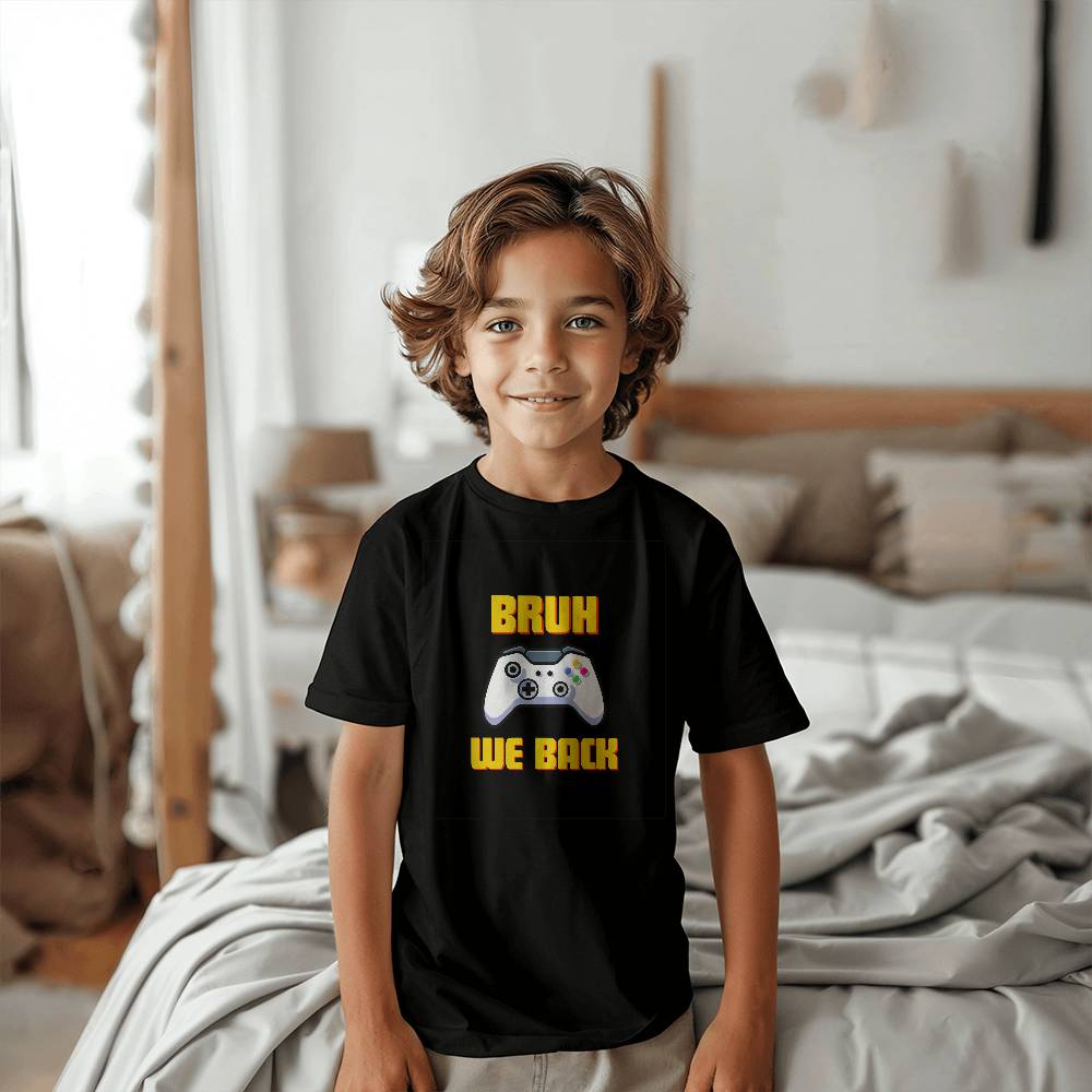 Bruh We Back Retro Shirt Youth Size | Back to School 2024