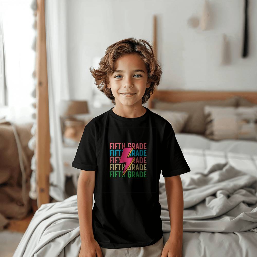 Fifth  Grade Retro Shirt Youth Size | Back to School 2024