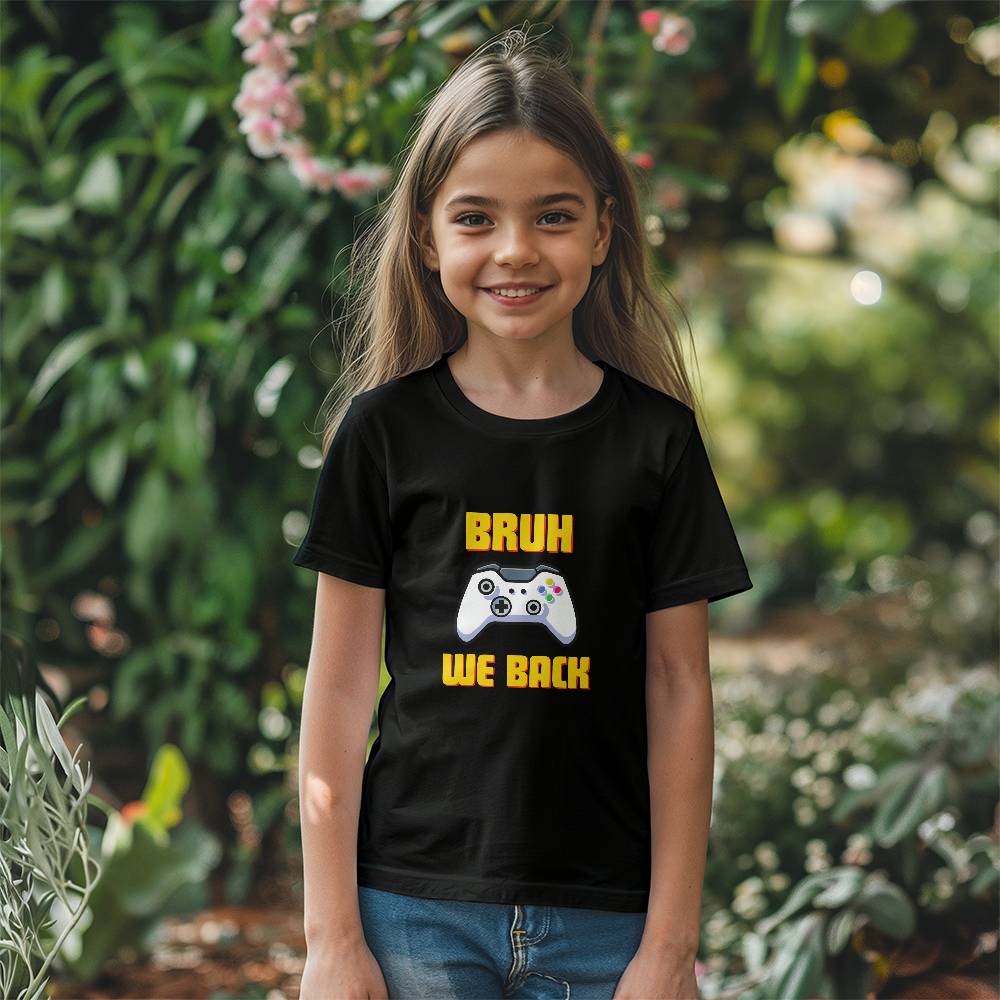 Bruh We Back Retro Shirt Youth Size | Back to School 2024