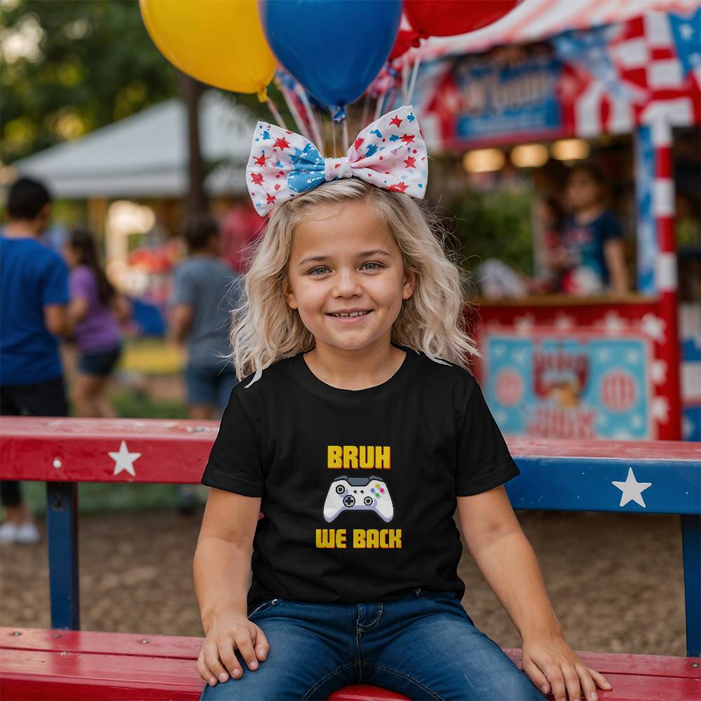 Bruh We Back Retro Shirt Youth Size | Back to School 2024