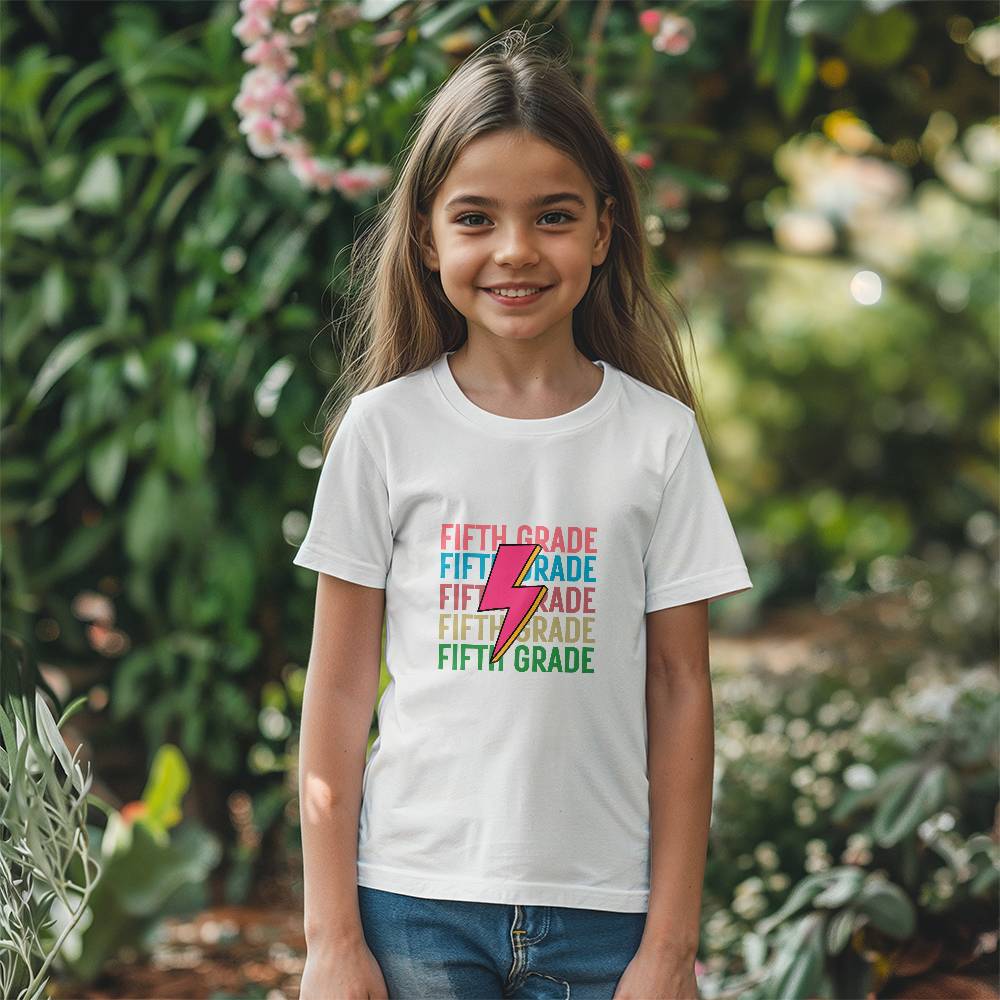 Fifth  Grade Retro Shirt Youth Size | Back to School 2024