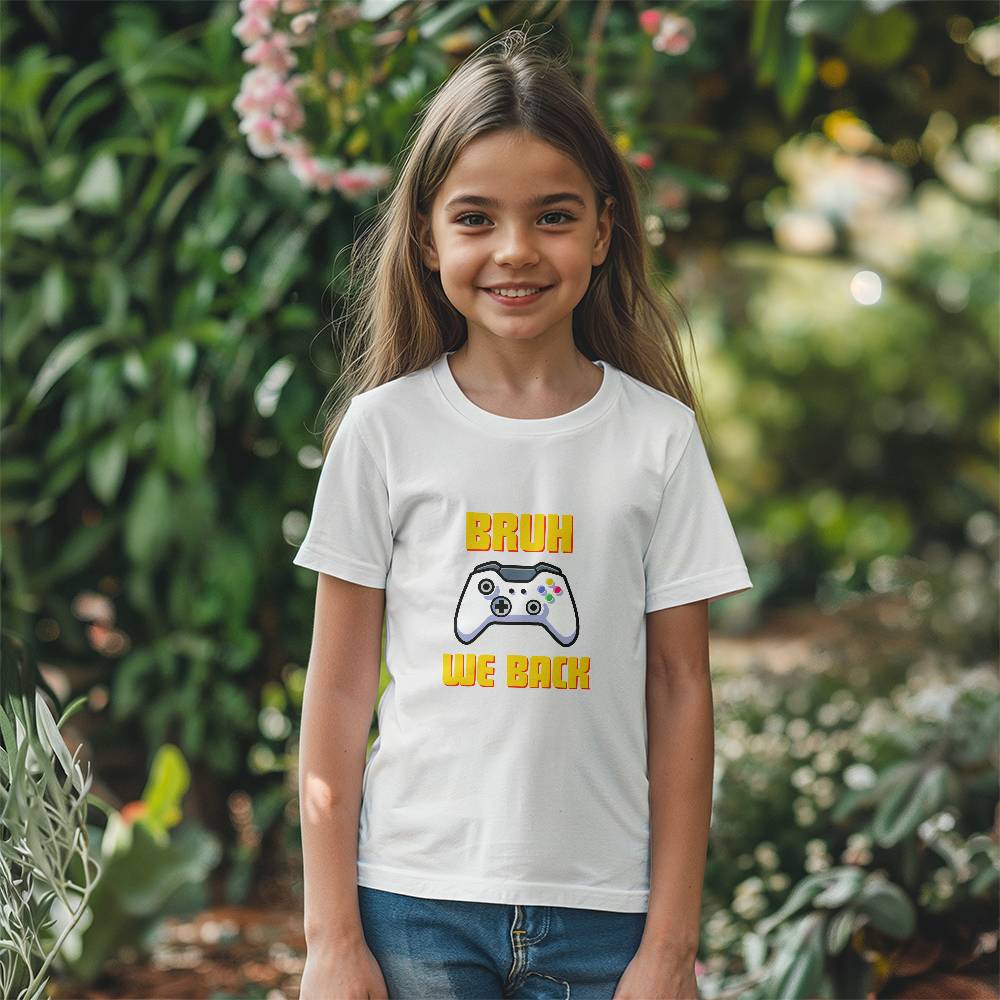 Bruh We Back Retro Shirt Youth Size | Back to School 2024