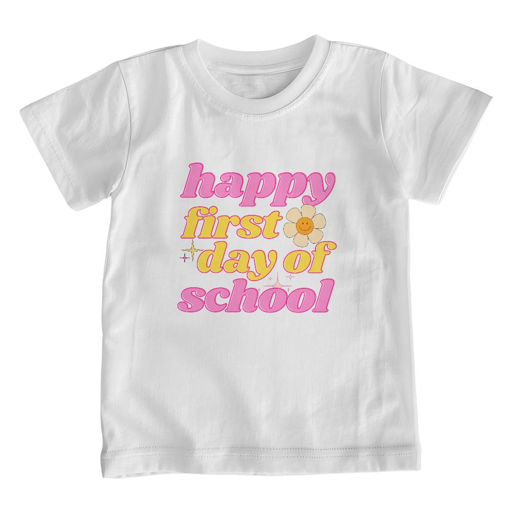 Happy First Day of School Youth Size | Back to School 2024