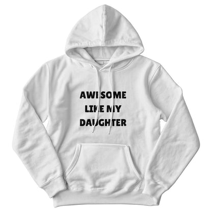 Father's Day Gift Funny Tshirt from Daughter White