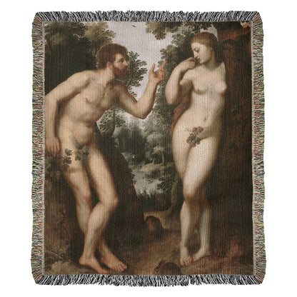 Adam & Eve by Adam Rubens on Heirloom Tapestry