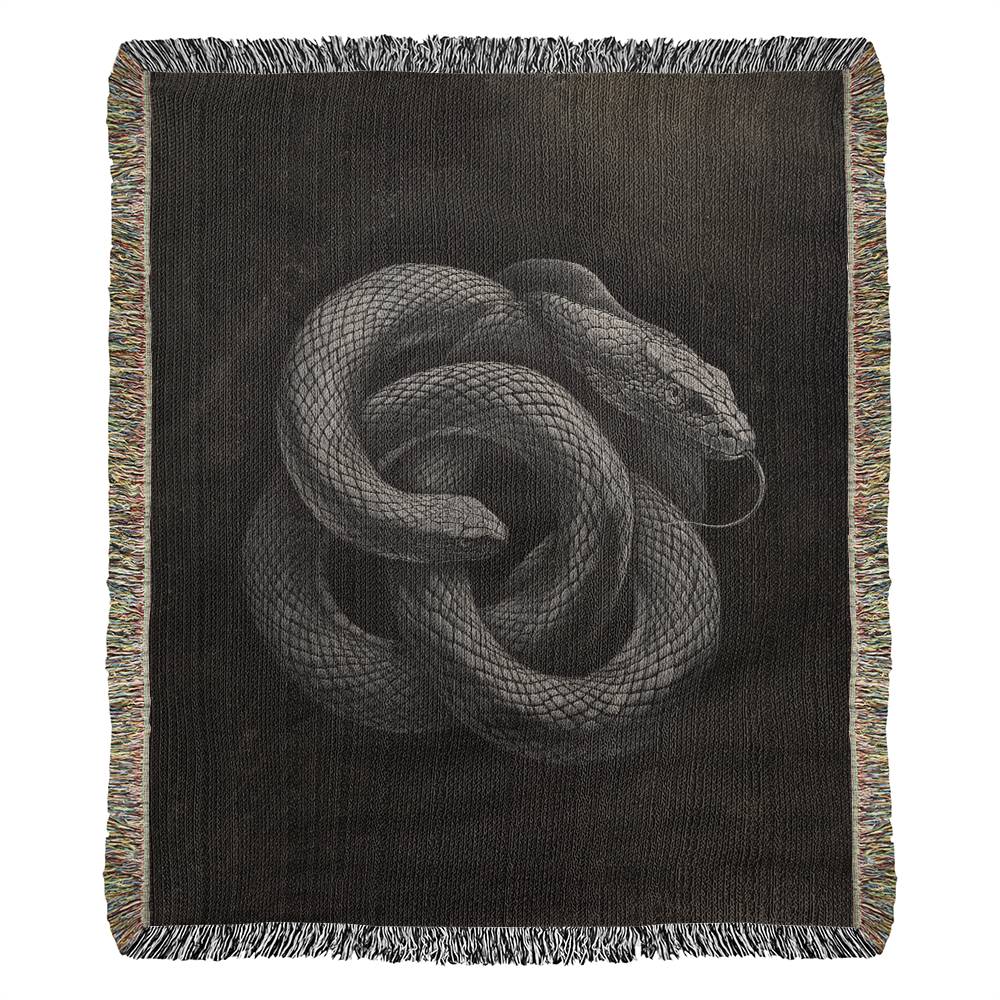 Snake on Heriloom Tapestry | Halloween Gothic Decor