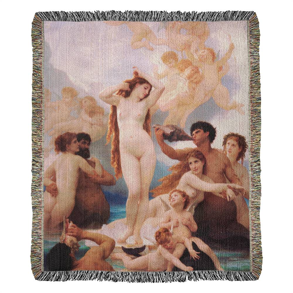 Birth of Venus by William Adolphe Bouguereau on Heirloom Tapestry