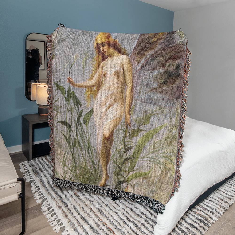 The Lily Fairy by Luis Falero on Heirloom Tapestry