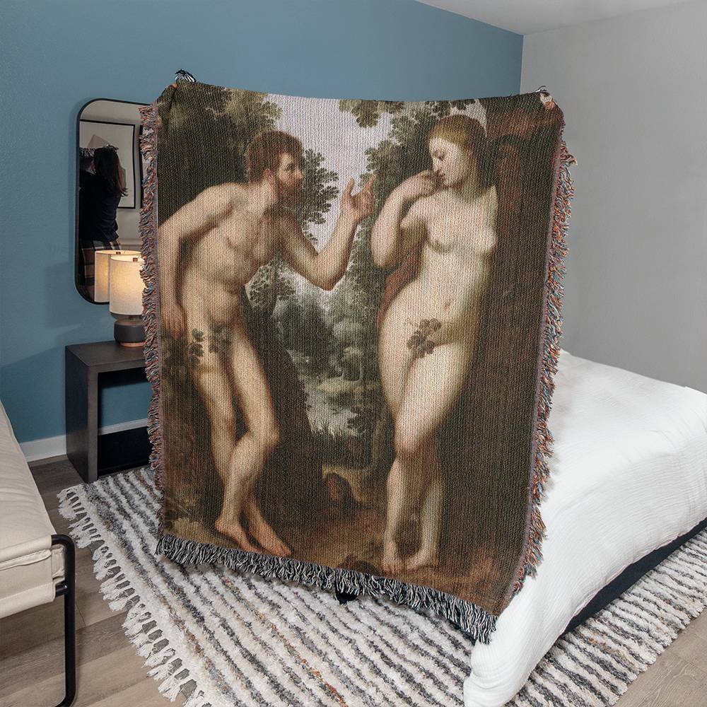 Adam & Eve by Adam Rubens on Heirloom Tapestry