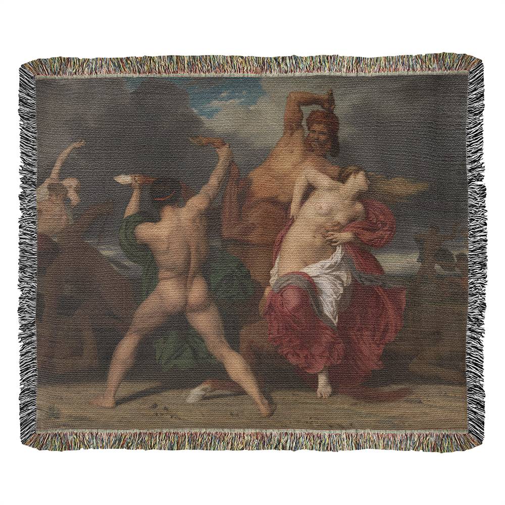 Battle of the Centaurs and the Lapiths by William Adolphe Bouguere on Heirloom Tapestry