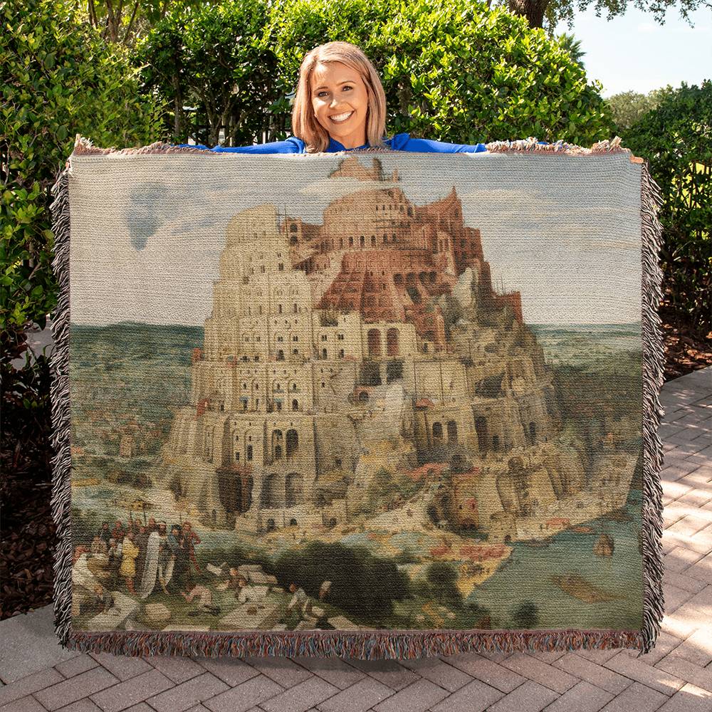 Tower of Babel by Pieter Bruegel Printed on Heirloom Tapestry